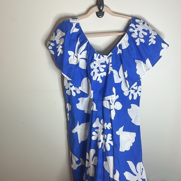 Tuckernuck Blue Floral maxi dress size S EUC - Picture 3 of 5